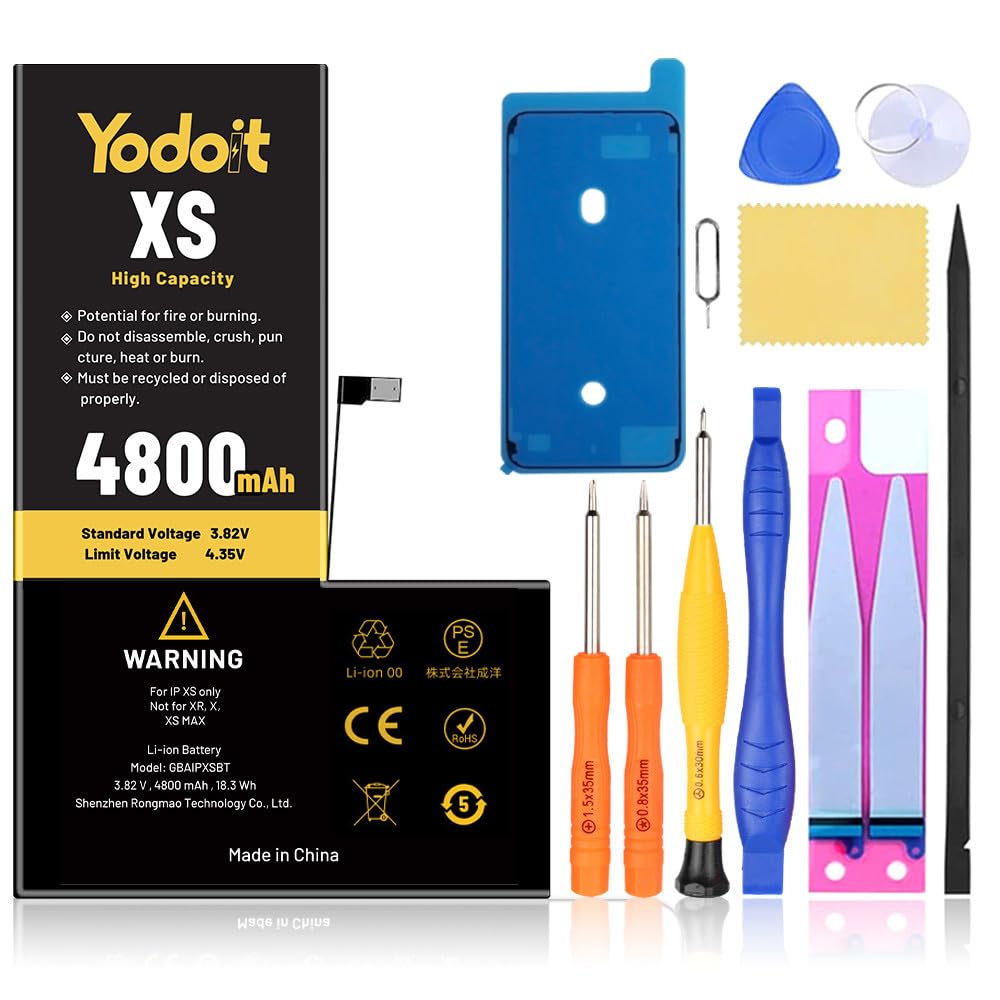 Battery Replacement for iPhone XS 4800mAh High Capacity Yodoit