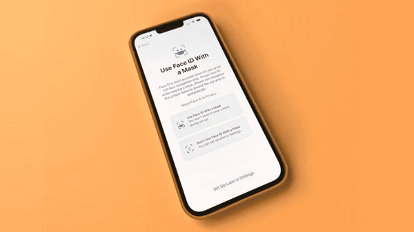 Apple IOS 15.4 supports the unlocking of an iPhone while wearing a mask