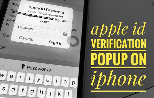 iPhone pop-up prompt to enter an Apple ID account password?