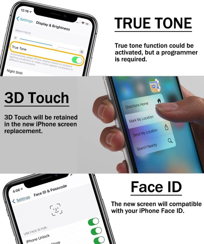 iPhone 13 Bildschirm Ersatz-LCD-Display-Baugruppe