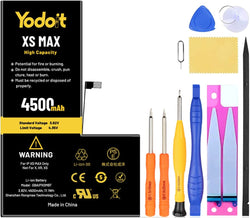 Remplacement de la batterie pour iPhone XS Max 4500mAh haute capacité Yodoit