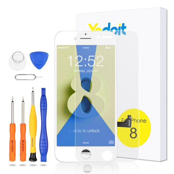 Yodoit LCD Touch Screen Digitizer Replacement for iPhone 8 - Yodoit