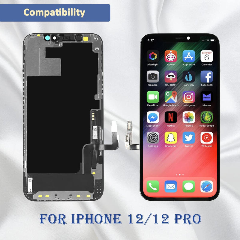 iPhone 12 / 12 Pro フロントパネル LCD 画面修理交換用液晶