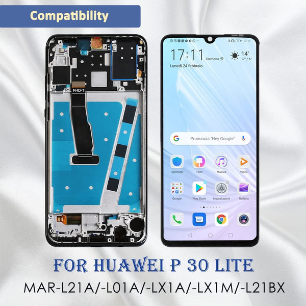 Yodoit for Huawei P30 Lite 6.15" Screen Replacement LCD Display with Frame - Yodoit