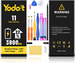 Battery Replacment for iPhone 11 3800mAh High Capacity Yodoit - Yodoit