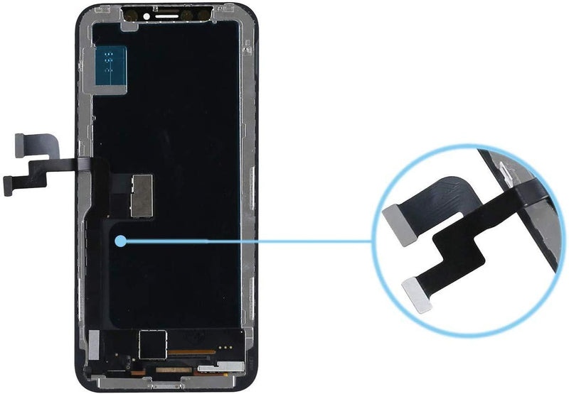 LL TRADER Écran pour iPhone X, FHD Tactile et 5.8 LCD Complet de  Remplacement, Compatible avec iPhone 10 Display en Verre d'Assemblage de  Numériseur + Outils de Réparation : : High-Tech