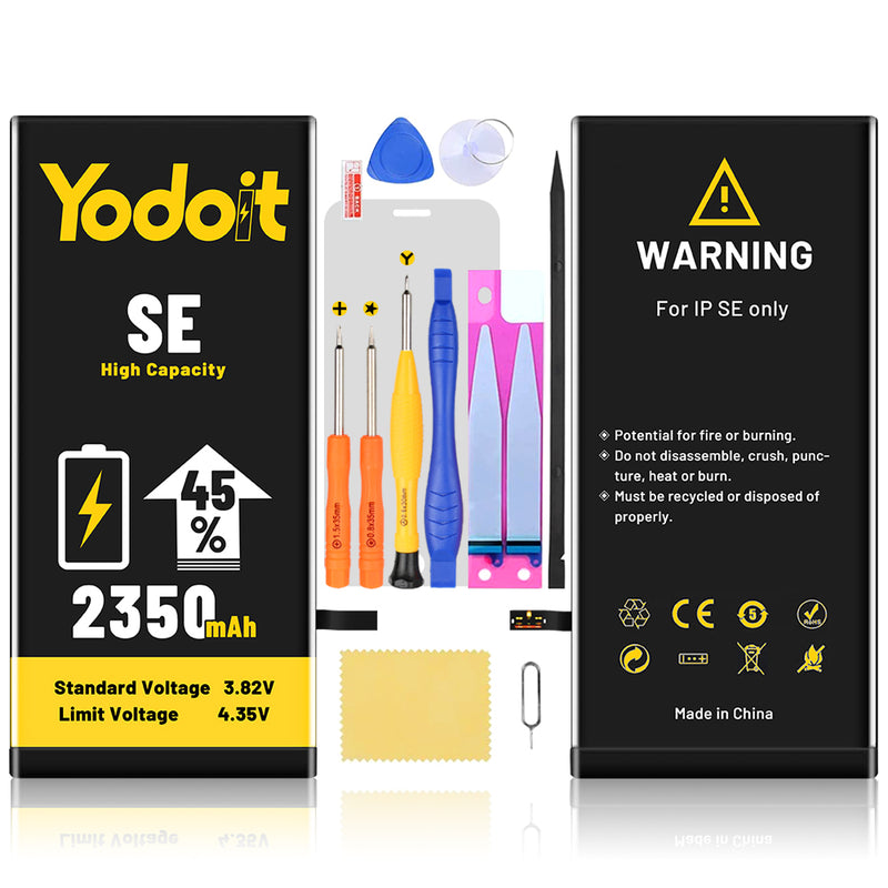 Battery Replacement For Apple iPhone SE 2016 2350mAh Premium High Capa –  Yodoit